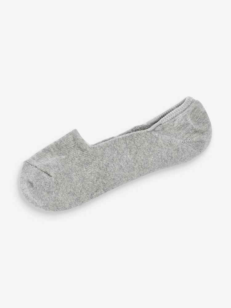 Mixed Cushion Sole Invisible Trainer Socks 4 Pack - Image 3 of 5