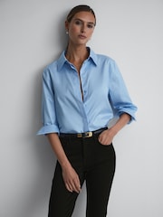 Reiss Black Lux Mid Rise Skinny Jeans - Image 8 of 10