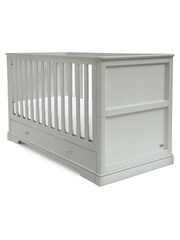 Mamas & Papas Grey Oxford Cot Bed - Image 7 of 10
