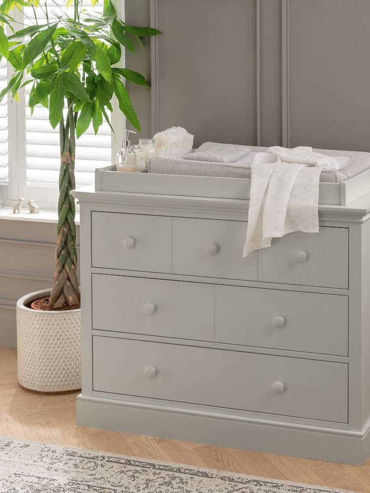 Mamas & Papas Grey Oxford Dresser Changer Chest - Image 1 of 5