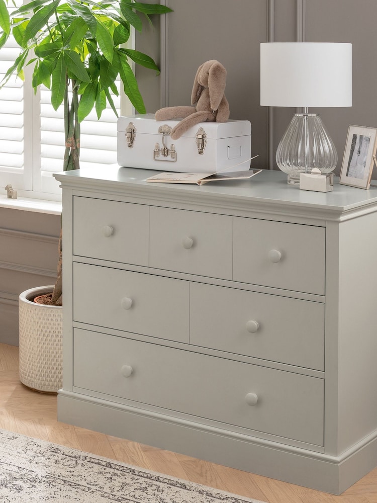 Mamas & Papas Grey Oxford Dresser Changer Chest - Image 2 of 5