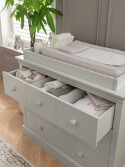 Mamas & Papas Grey Oxford Dresser Changer Chest - Image 4 of 5