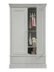 Mamas & Papas Grey Kids Oxford Wardrobe - Image 5 of 6