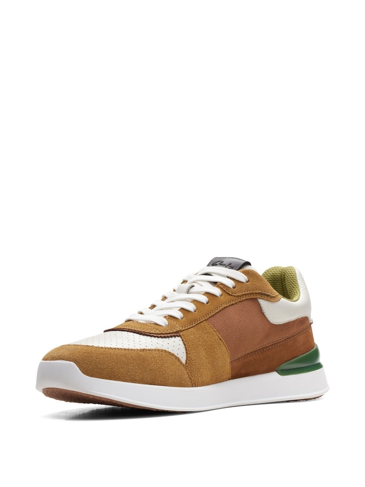 Clarks Brown Oakmoss RaceLite Tor Shoes - Image 4 of 7