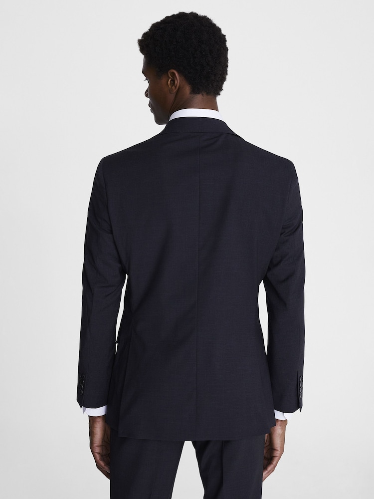 MOSS Charcoal Grey Tailored Fit Performance Suit Jacket - Image 3 of 8