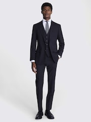 MOSS Charcoal Grey Tailored Fit Performance Suit Jacket - Image 4 of 8