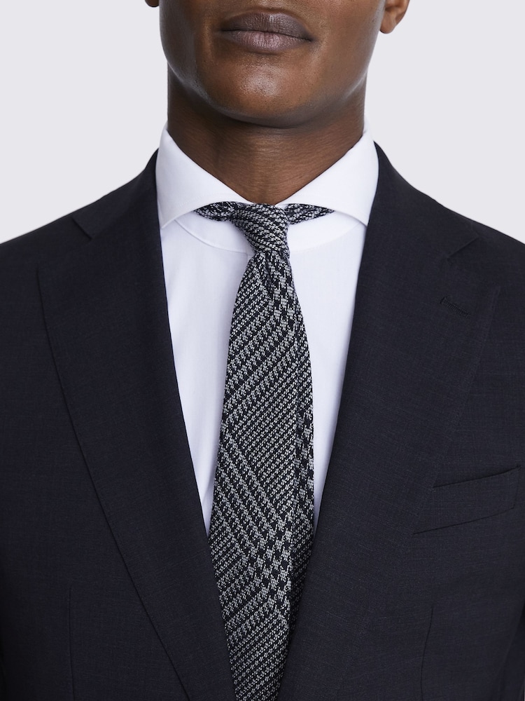 MOSS Charcoal Grey Tailored Fit Performance Suit Jacket - Image 6 of 8