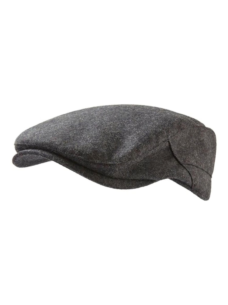 Tog 24 Grey Weighton Knit Flat Cap - Image 1 of 2
