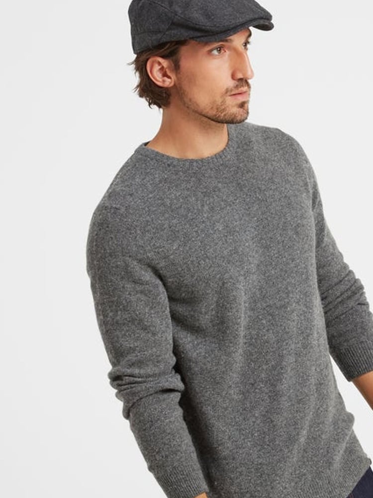 Tog 24 Grey Weighton Knit Flat Cap - Image 2 of 2
