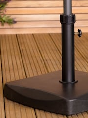 Charles Bentley Black Garden Square Concrete Parasol Base - Image 2 of 6