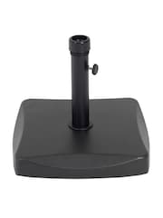 Charles Bentley Black Garden Square Concrete Parasol Base - Image 3 of 6