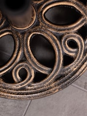 Charles Bentley Bronze Garden 12kg Cast Iron Round Parasol Base - Image 2 of 3