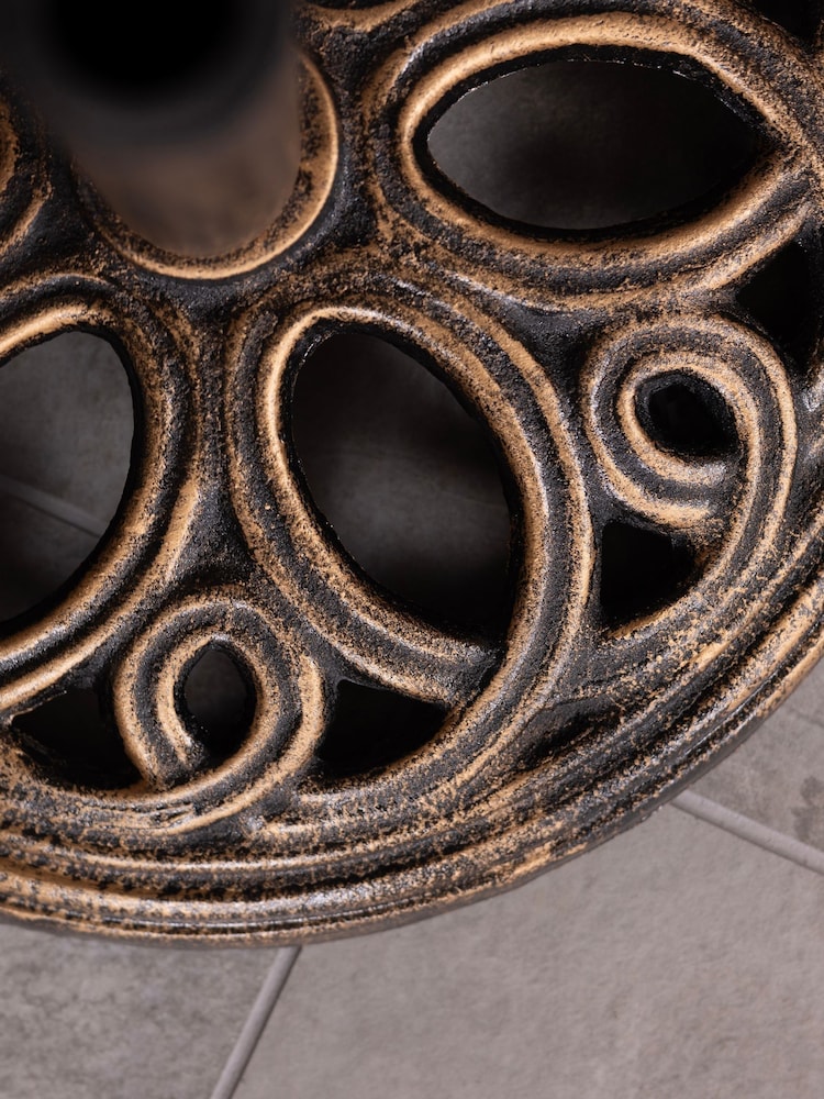 Charles Bentley Bronze Garden 12kg Cast Iron Round Parasol Base - Image 2 of 3
