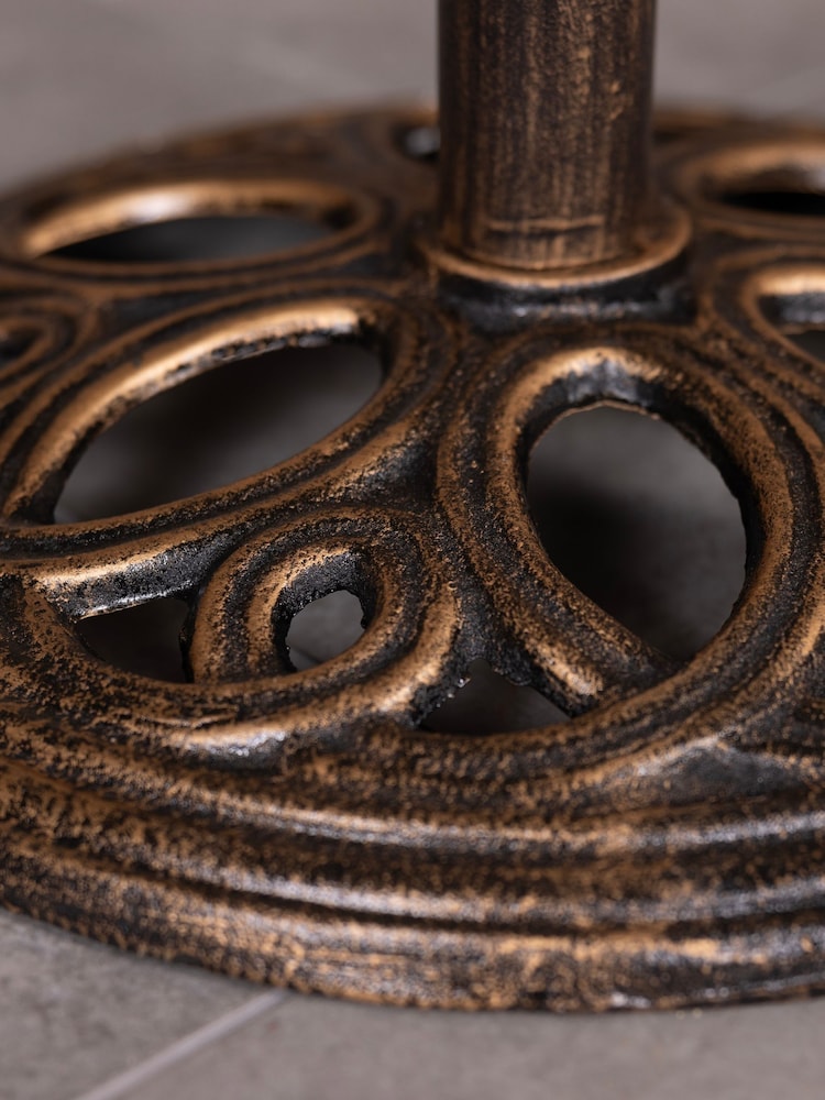 Charles Bentley Bronze Garden 12kg Cast Iron Round Parasol Base - Image 3 of 3