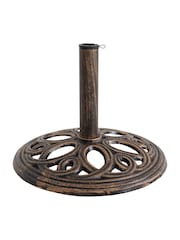 Charles Bentley Bronze Garden 12kg Cast Iron Round Parasol Base - Image 4 of 6