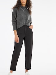 Simply Be Black Boyfriend Jeans - Image 3 of 4