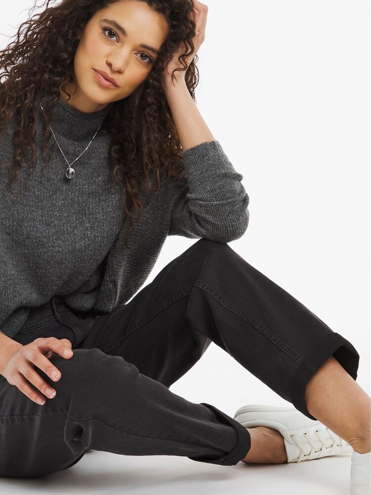 Simply Be Black Boyfriend Jeans - Image 4 of 4