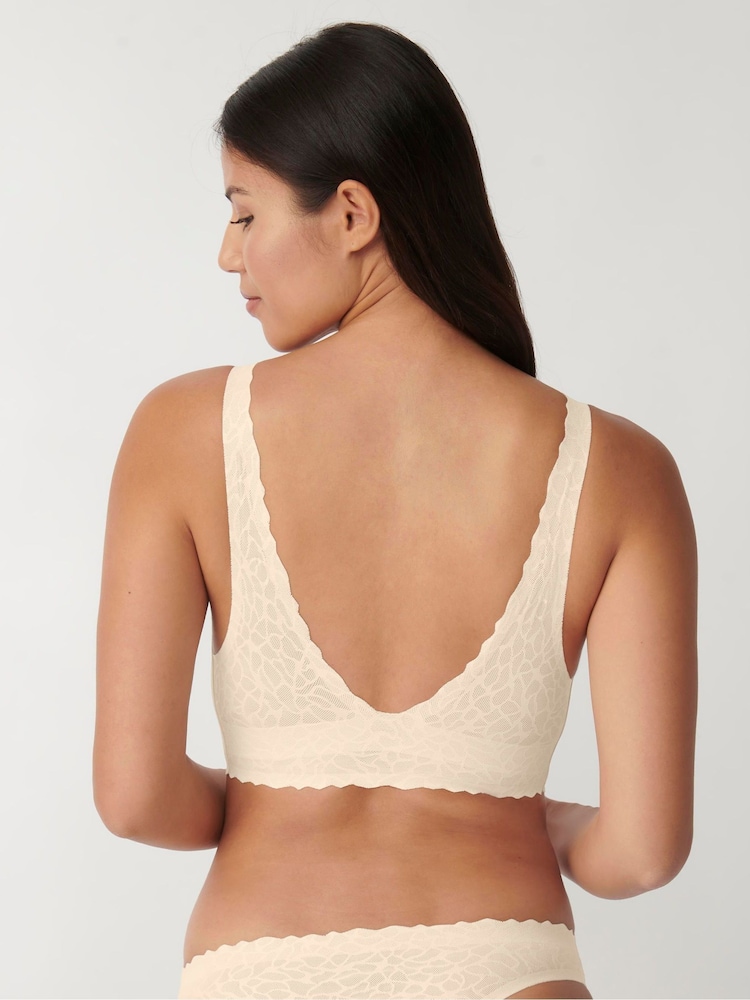 Sloggi Zero Feel Lace 2.0 Non Wired Bra - Image 2 of 5