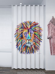 CROYDEX White Lewis McZoo Antibac Shower Curtain - Image 1 of 7