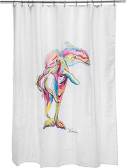 Croydex White Hannah McWave Antibac Shower Curtain - Image 3 of 3
