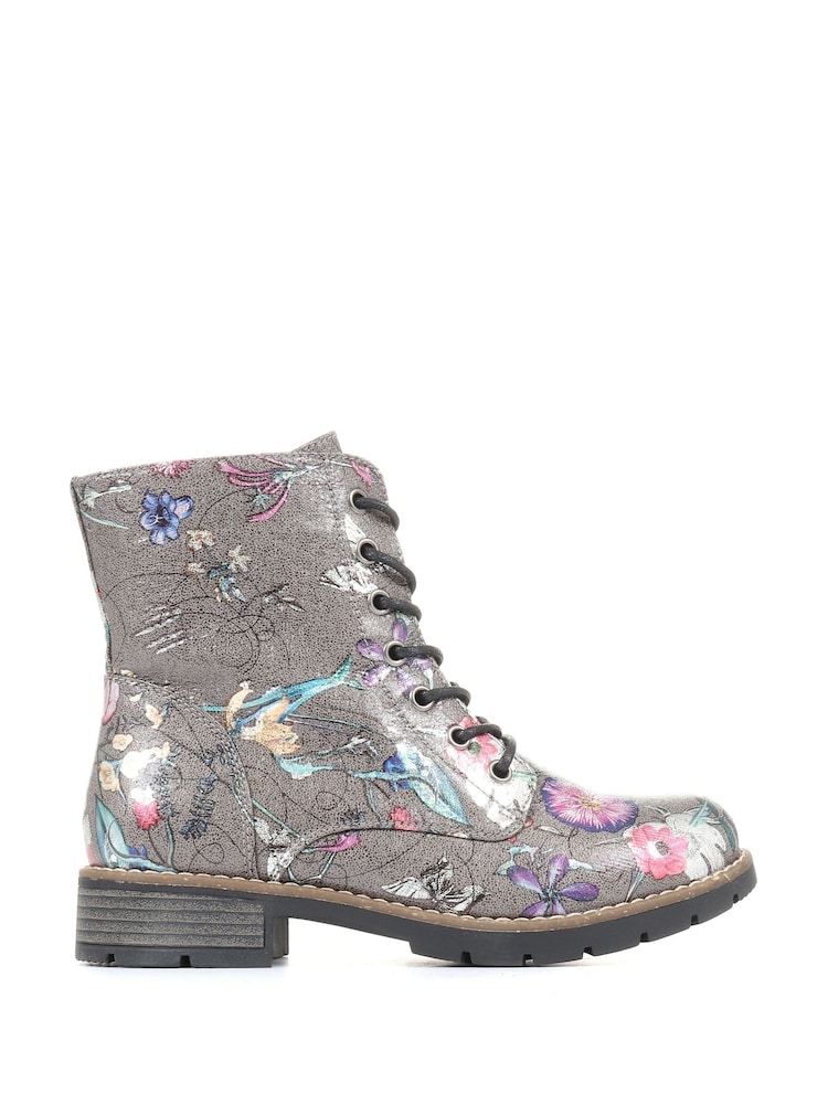 Multicolor - Botines de mujer con cordones de Pavers - Imagen 1 de 5 Multicolor - Botines de mujer con cordones de Pavers - Imagen 1 de 5