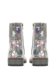 Pavers Multi Ladies Lace Up Ankle Boots - Image 3 of 5