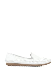 Pavers Leather Slip-On Pumps - Image 1 of 5