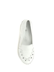 Pavers Leather Slip-On Pumps - Image 4 of 5