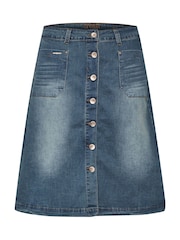 Cream Blue Lone Denim Skirt - Image 5 of 6