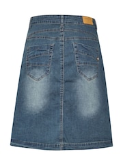 Cream Blue Lone Denim Skirt - Image 6 of 6