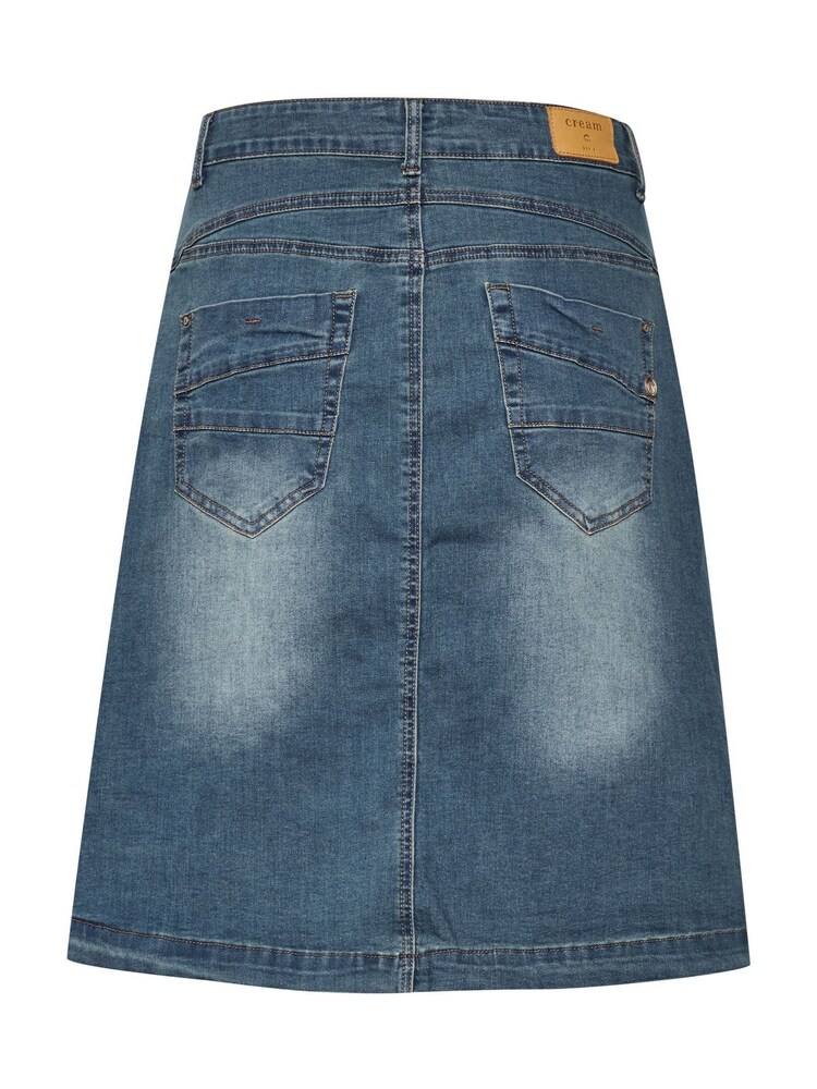 Cream Blue Lone Denim Skirt - Image 6 of 6 Cream Blue Lone Denim Skirt - Image 6 of 6