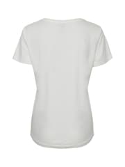 Cream Naia Black V-Neck T-Shirt - Image 7 of 8