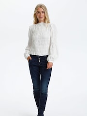 Cream Henva Smock Blouse - Image 1 of 5