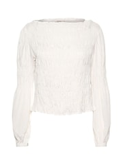 Cream Henva Smock Blouse - Image 4 of 5