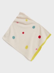 White Stuff gepunkteter Poncho, natur - Bild 1 von 3