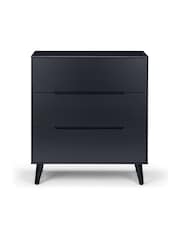 Julian Bowen Anthracite Black Alicia 3 Drawer Chest - Image 2 of 3