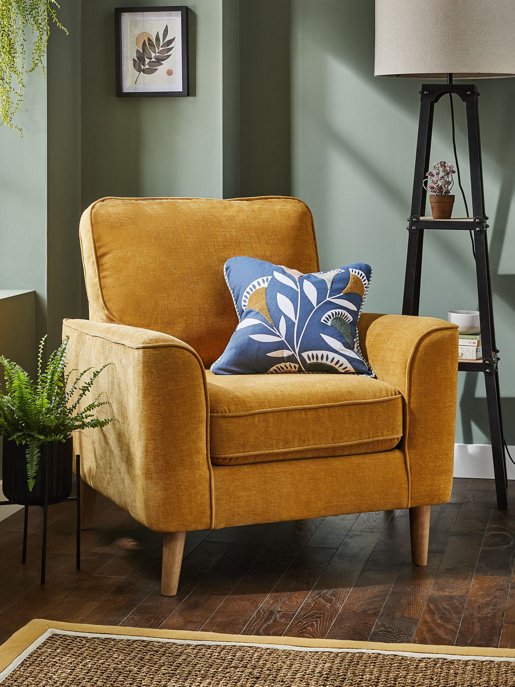 Yellow accent chair hotsell
