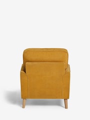 Fine Chenille Ochre Yellow Stamford Armchair - Image 7 of 9