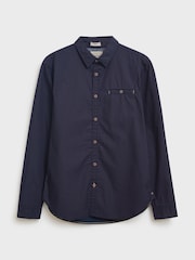 White Stuff Blue Geo Print Shirt - Image 4 of 6