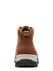 Clarks Cognac Red Cognac Leather Topton Mid Boots - Image 6 of 7