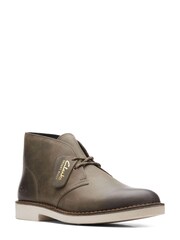 Clarks Dark Olive Green Lea Desert Boot 2 Boots - Image 3 of 7