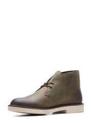 Clarks Dark Olive Green Lea Desert Boot 2 Boots - Image 4 of 7