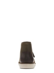 Clarks Dark Olive Green Lea Desert Boot 2 Boots - Image 6 of 7