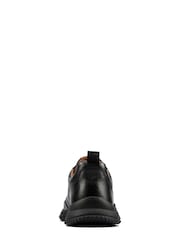 Clarks Black Leather Puxton Lace Shoes - Image 5 of 7