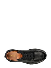 Clarks Black Leather Puxton Lace Shoes - Image 6 of 7