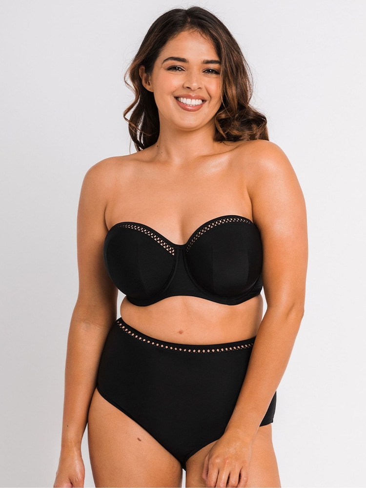 Черный бикини-топ-бандо Curvy Kate First Class - Изображение 2 из 6