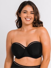 Черный бикини-топ-бандо Curvy Kate First Class - Изображение 4 из 6
