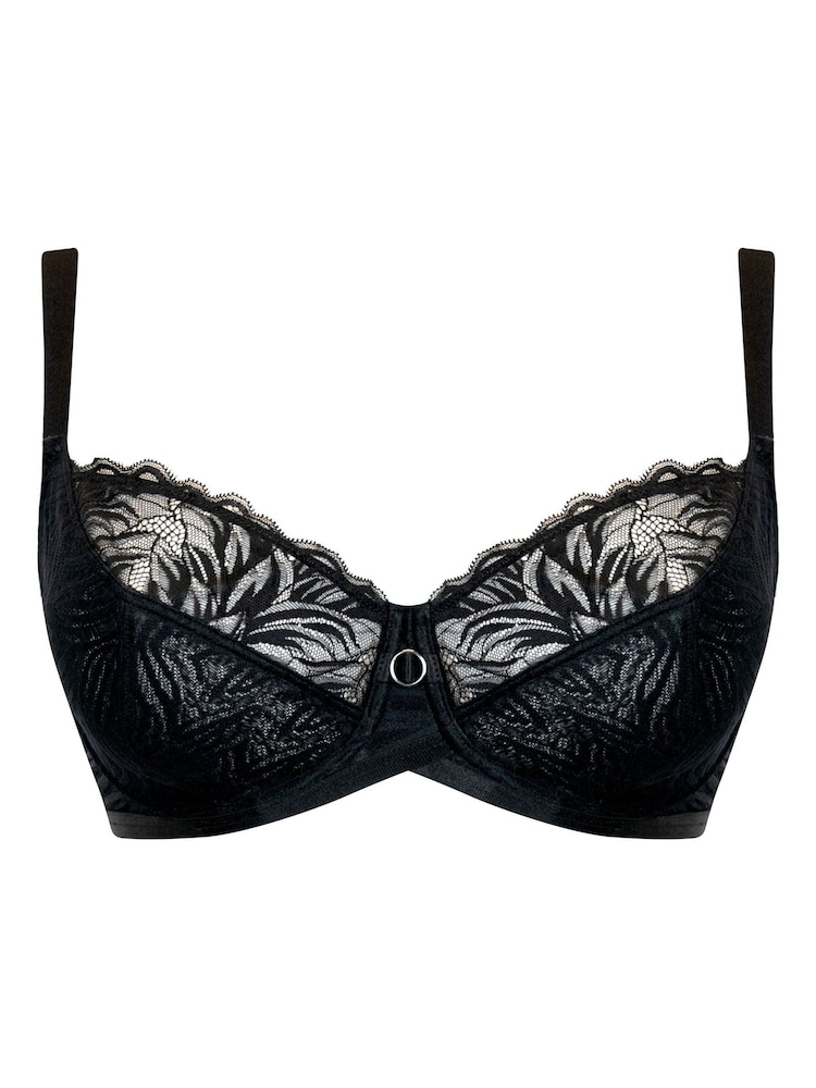 Curvy Kate Orange Lace Daze Balcony Floral Print Bra - Image 10 of 10