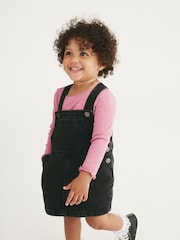 Black Denim Pinafore Dress (3mths-7yrs) - Image 2 of 6
