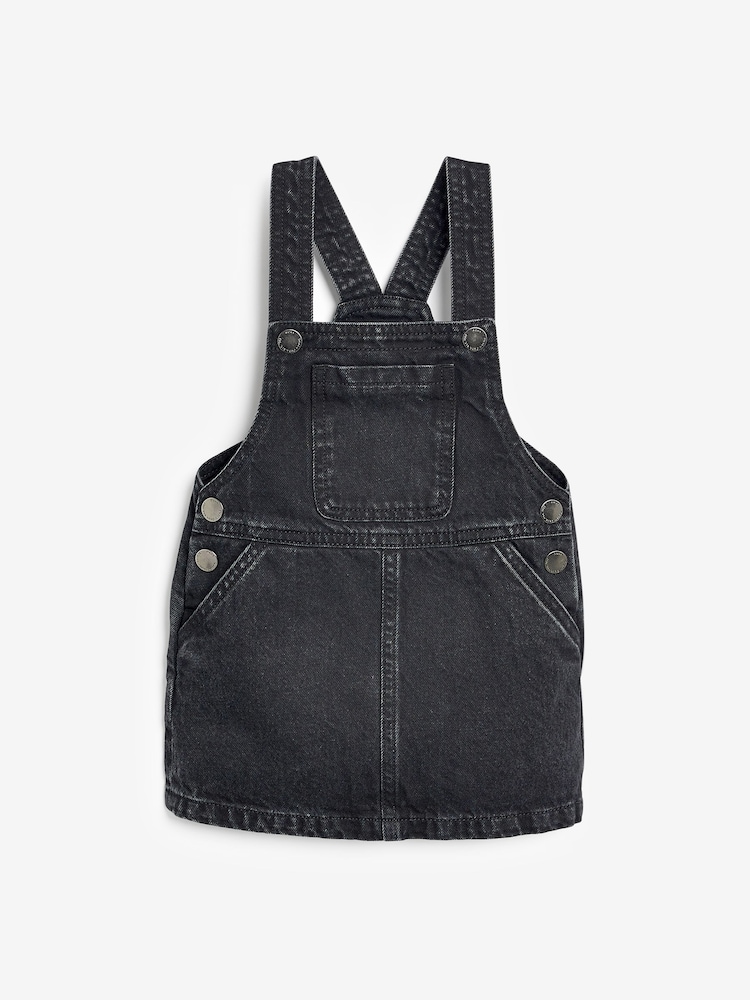 Black Denim Pinafore Dress (3mths-7yrs) - Image 4 of 6